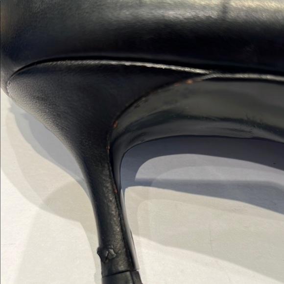 CHANEL Black Heeled Boots with Stiletto Heel - Picture 5 of 9